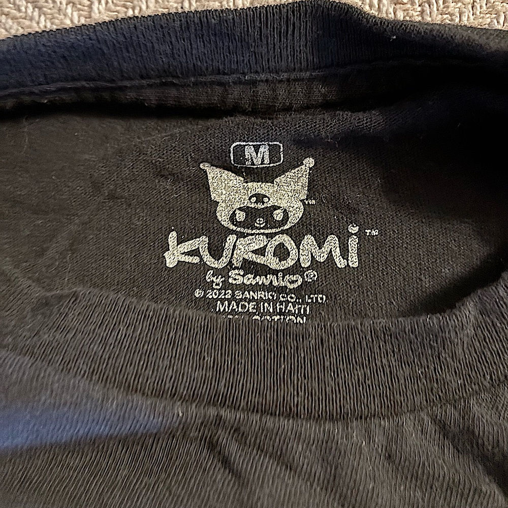 black kuromi Sanrio shirt, medium
